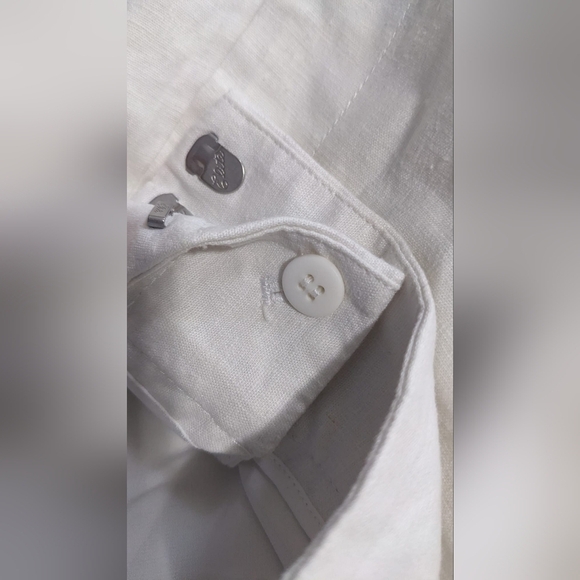 Lane Bryant The Laney Wide Leg Crop Linen Women's Pants Size‎ 26 - Picture 3 of 10